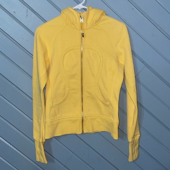 Vintage Lululemon Scuba Hoodie in burning yellow - Picture 2 of 15